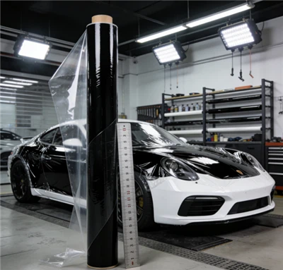 6.5mil Gloss Black Paint Protection Film
